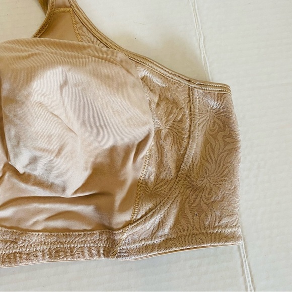46D Wire Free Bra Playtex NUDE 18 Hour Seamless Side/Back Smoothing - Picture 3 of 14